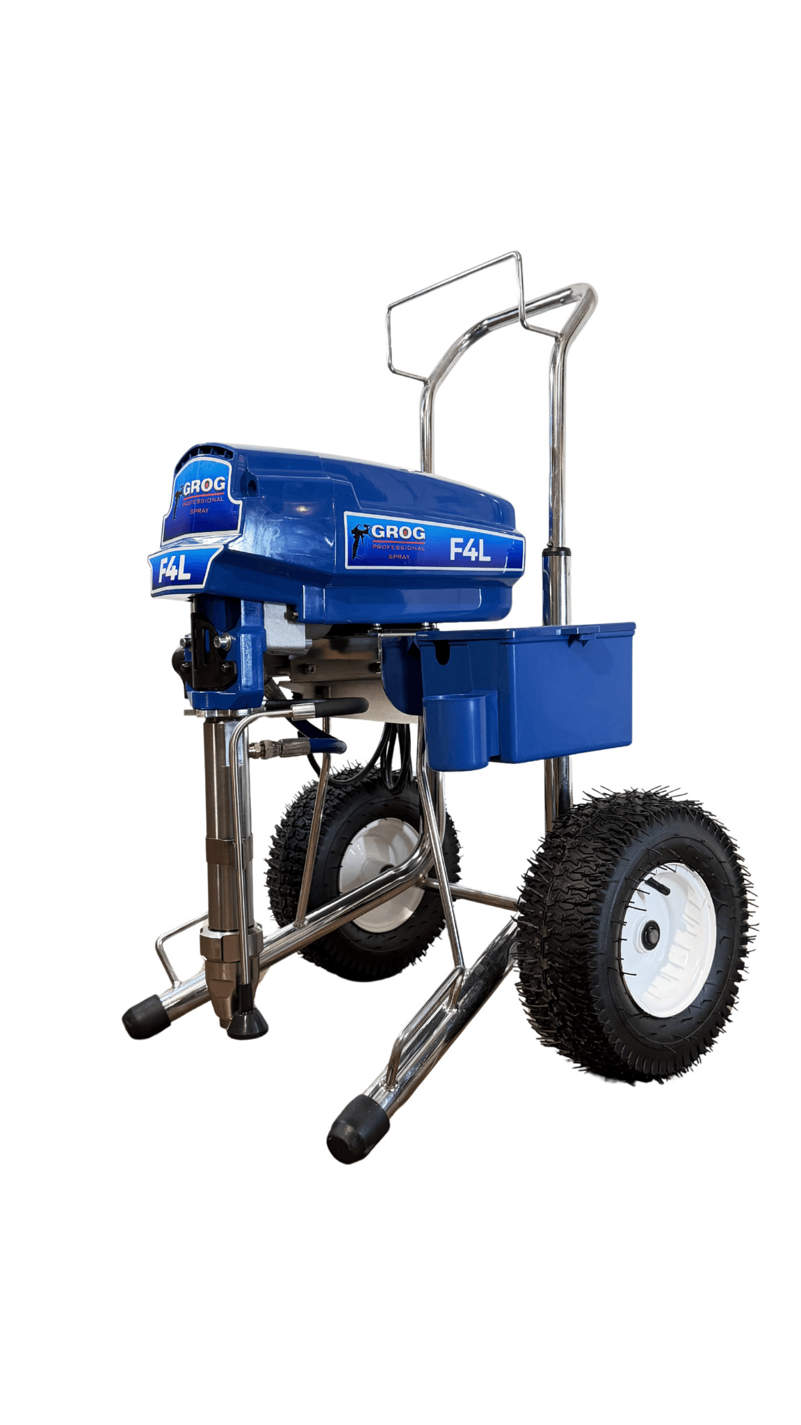GROG F4L electric airless sprayer — side view