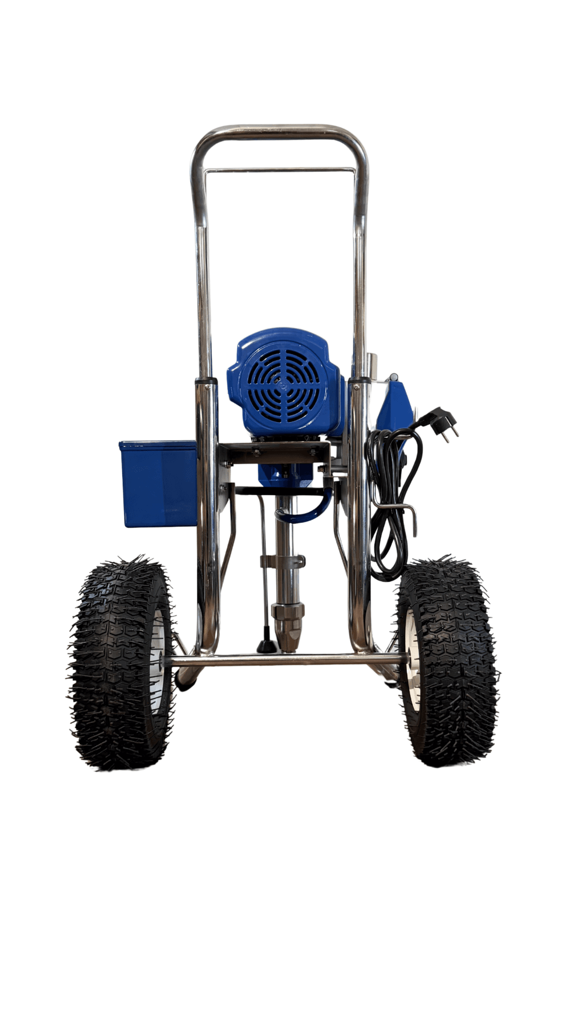 GROG F4L electric airless sprayer — pump and motor detail