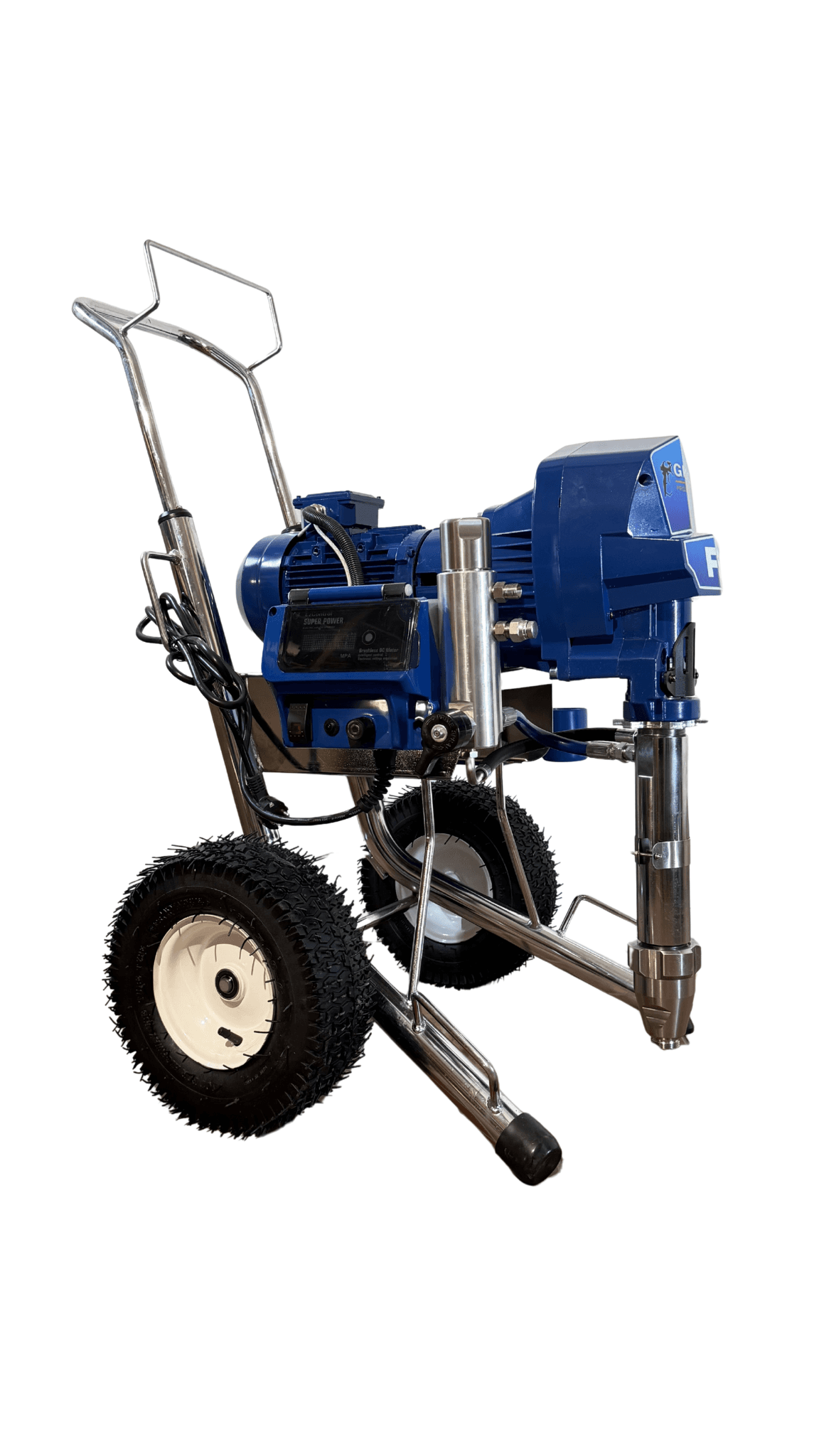 GROG F5 electric airless sprayer — side view