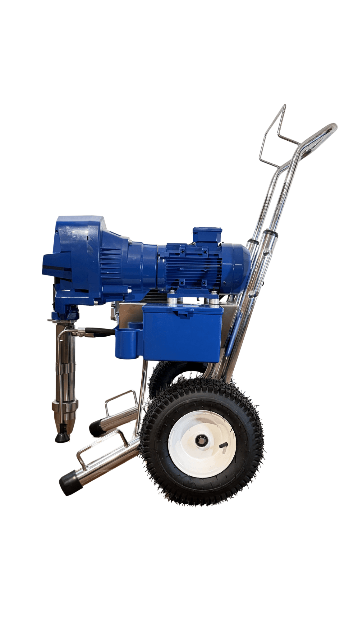 GROG F5 electric airless sprayer — pump and motor detail