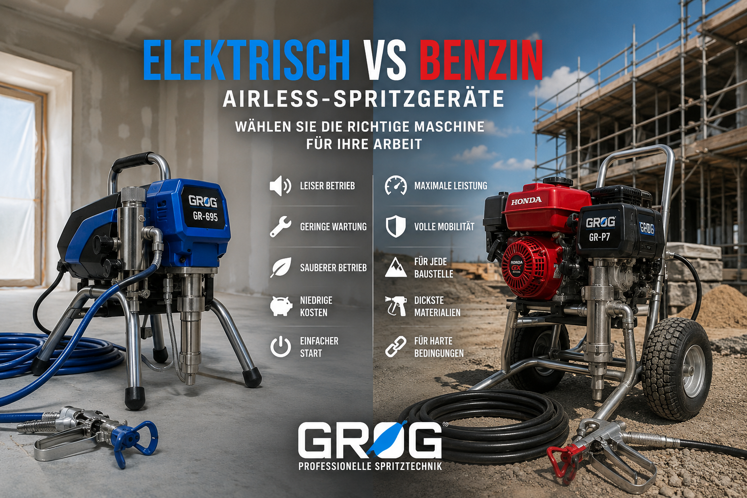 Electric vs Petrol Airless Sprayers: Which One Do You Need?